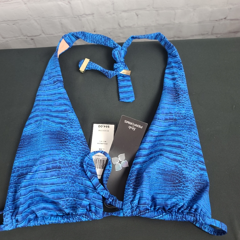 BCBG MAXAZRIA SWIM. Bikini Top Cobalt Blue Sz XS